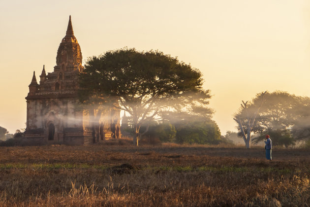 's ochtendsvroeg in Bagan