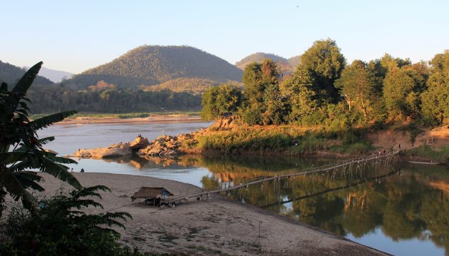 Rustiek plekje aan de Mekong