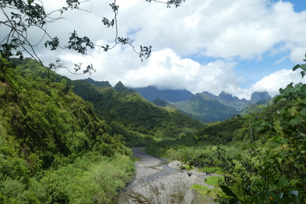 De grillige toppen van Tahiti