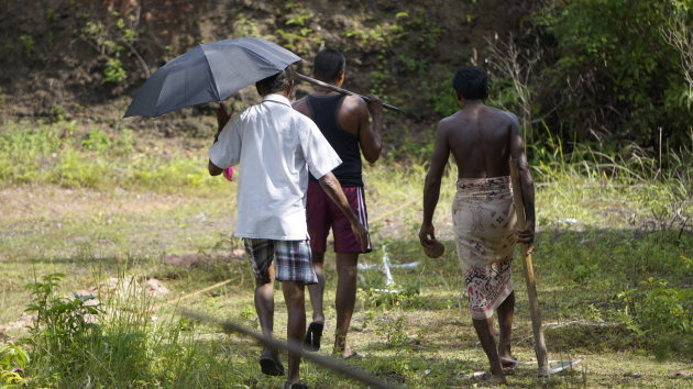 Arbeiders in Kuliyapitiya