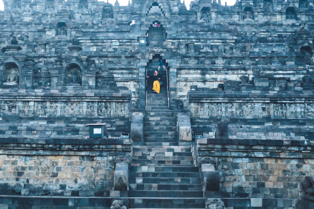 Trappen van de tempel