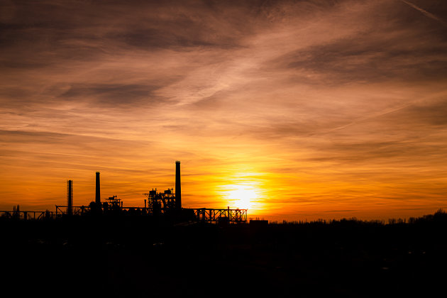 Silhouette van Landschaftspark Duisburg