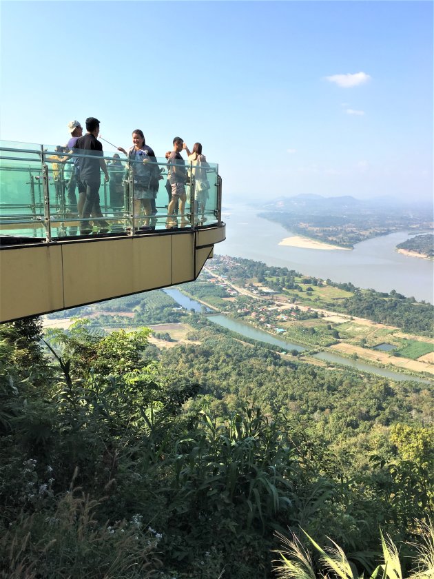 Skywalk boven de Mekong.