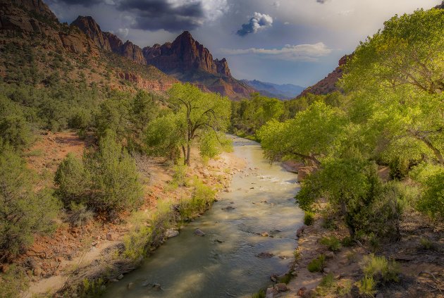 the Watchman in Zion N.P.