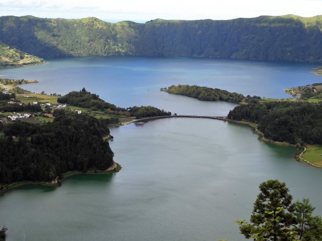 Lagoa Verde en Lagoa AZul