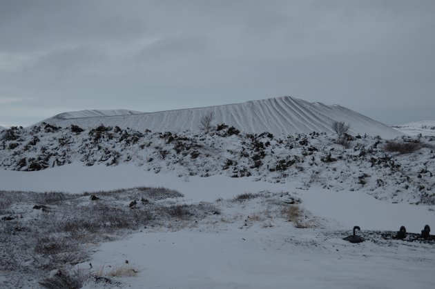 Uitzicht op Hverfjall