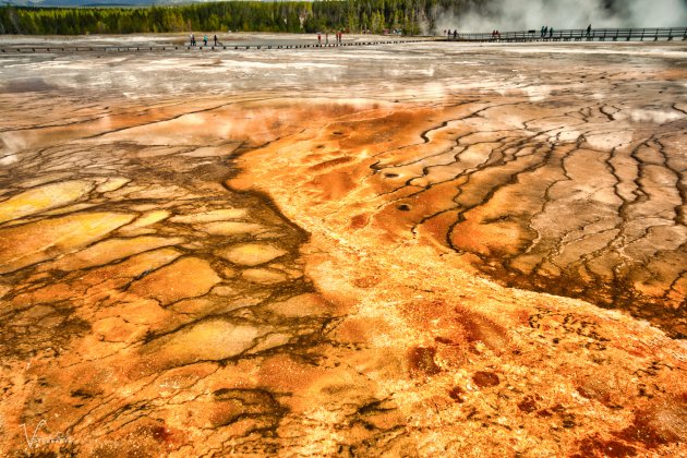 Aanloop naar Prismatic Spring