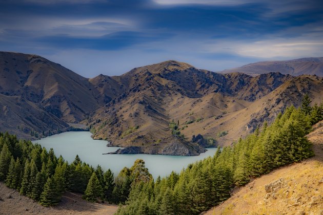 Wandelen bij het Benmore meer