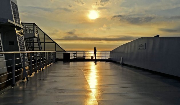 Midden op de Noordzee