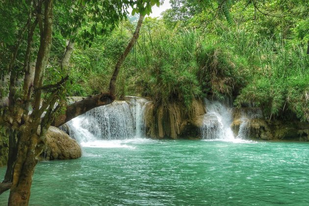 Verkoeling buiten Luang Prabang