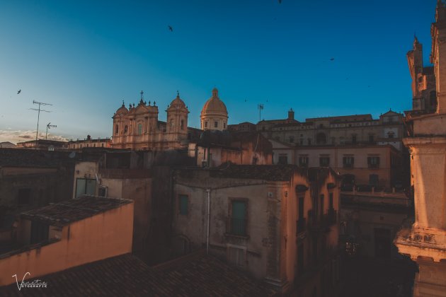 Zonsondergang in Noto