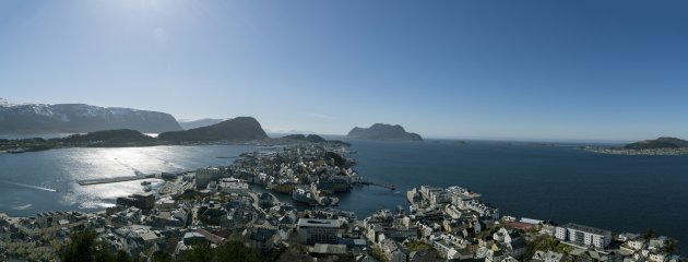 Panorama Vieuw Alesund , Norway