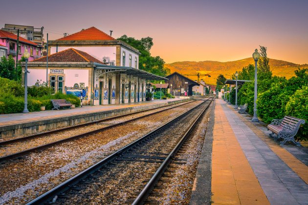 Treinstation in Pinhao