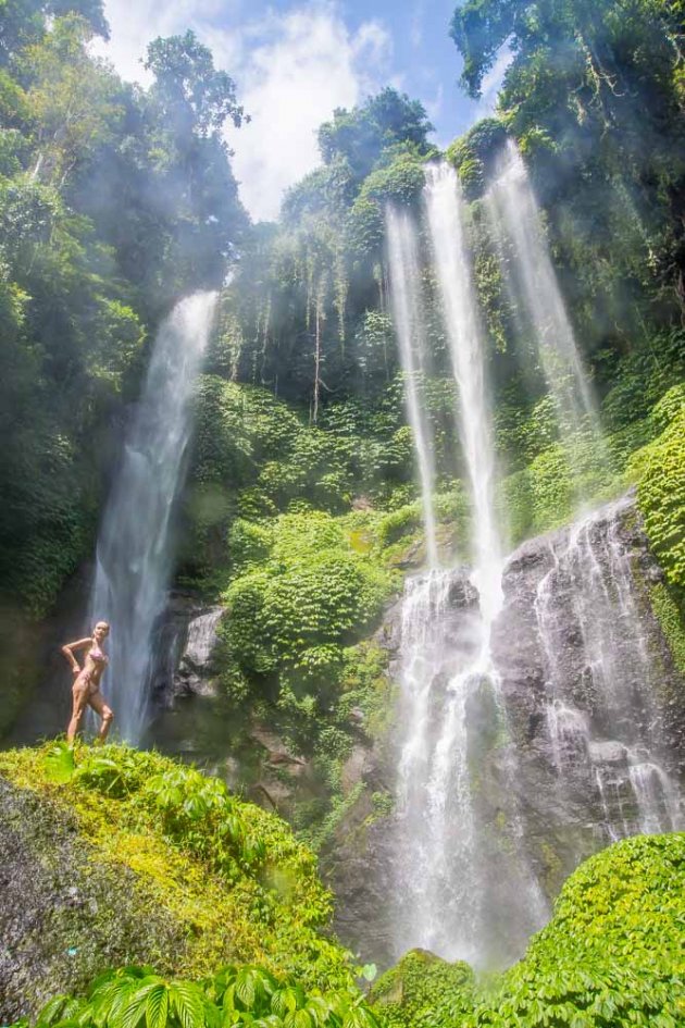 de mooiste waterval van Bali(volgens onze gids)