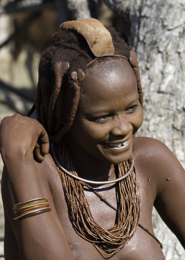 Himba vrouw