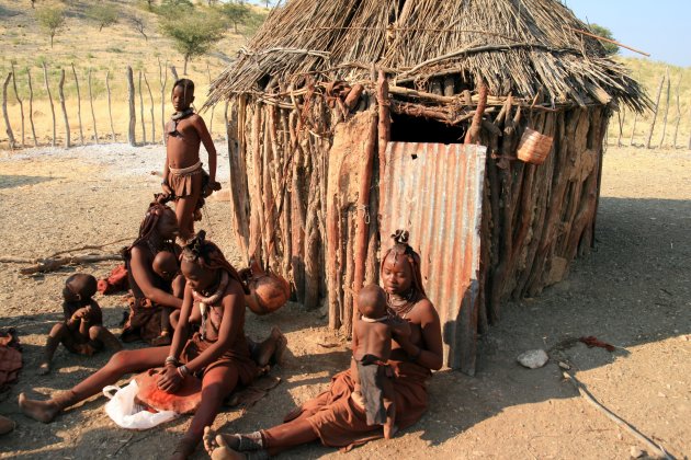 Himba dorpje