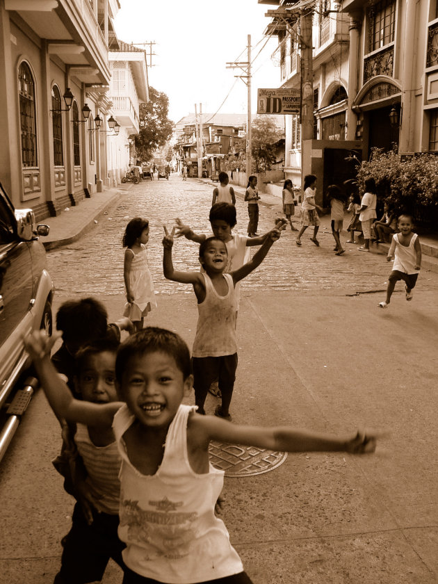 in the streets of Manila