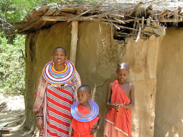 Massai familie