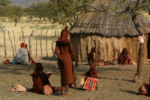 Himba dorpje