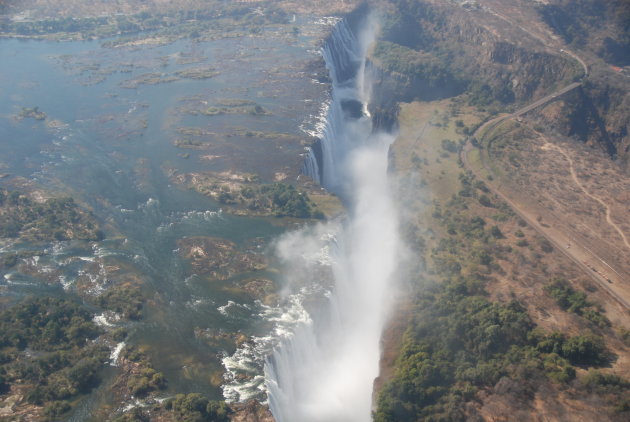 Victory Falls vanuit de lucht