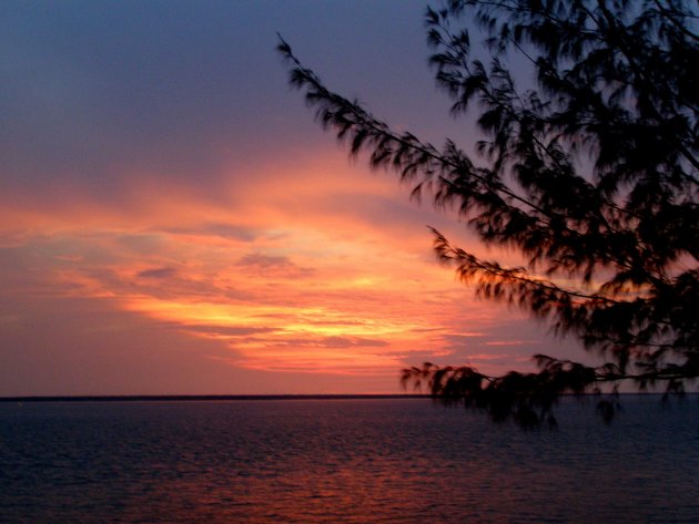 Zonnetje onder in Darwin