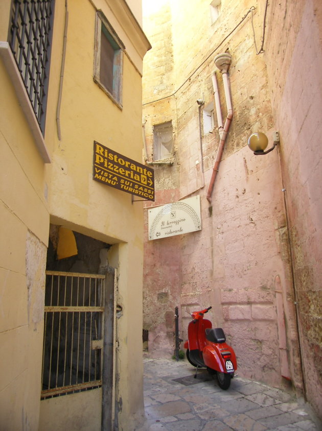 Vespa in Matera