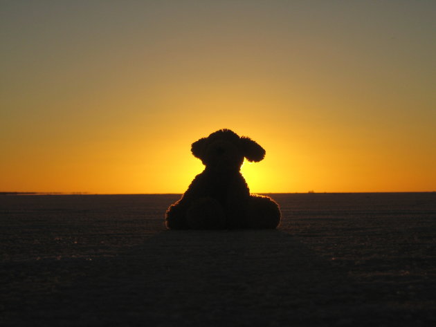 Sunset Lake Eyre