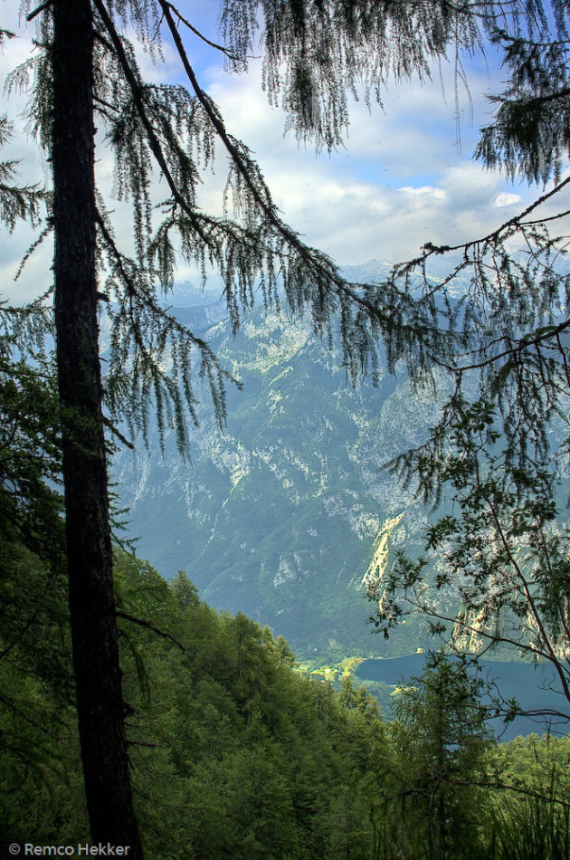 Uitzicht vanaf mt. Vogel [HDR]