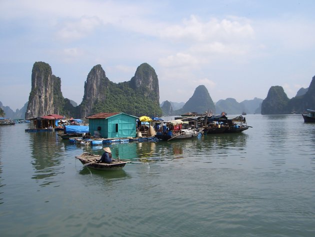 Uitzicht Halong Bay