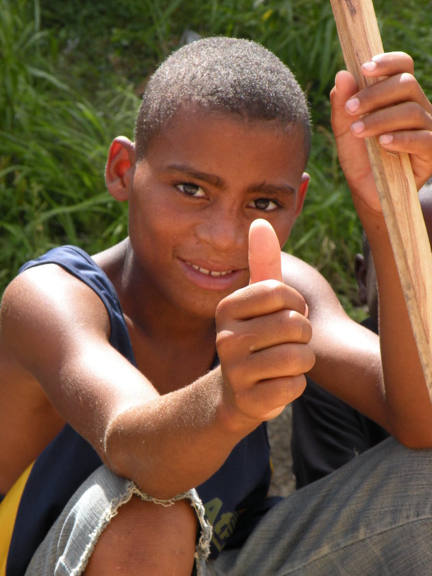 Jongen uit Haiti