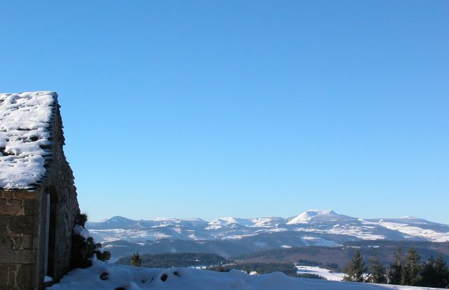 Mont Mézenc vu depuis Chiniac