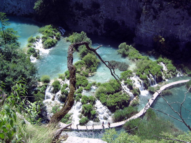 Het Nationaal Park Plitvicemeren 