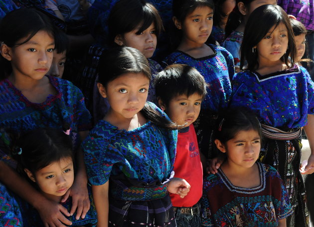 Kinderen in san Catarina Palopo