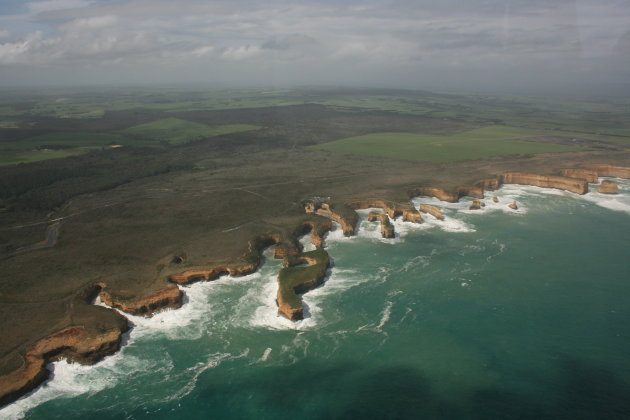 twelve apostels vanuit de lucht