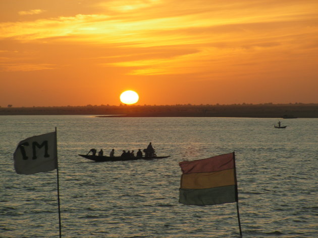 zonsondergang Mopti