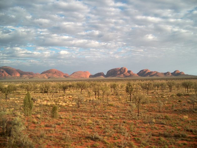 The Olgas at sunrise