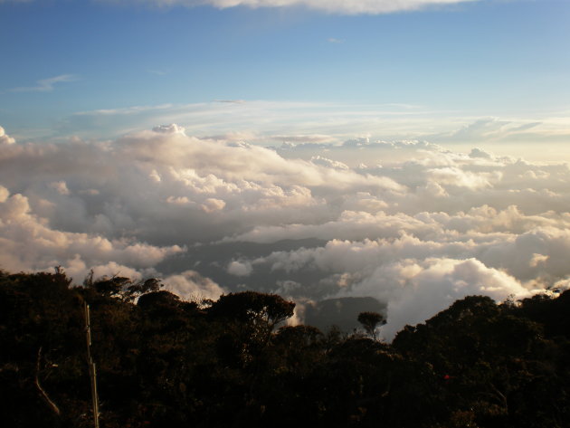 Zonsondergang Mount Kinabalu