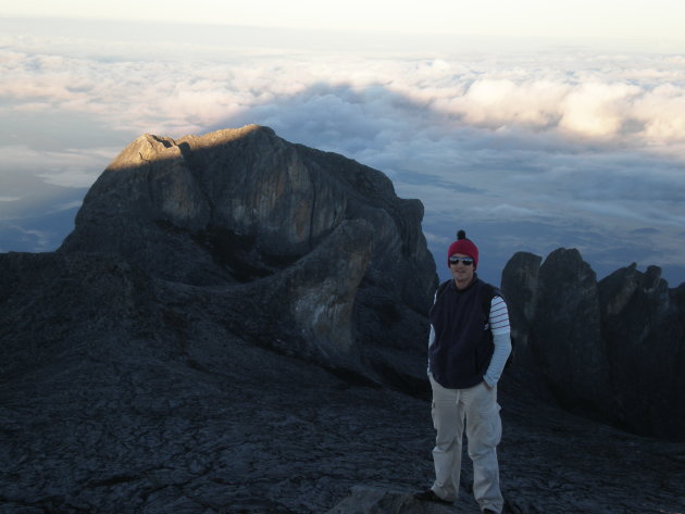 Ik op Mount Kinabalu