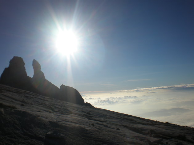 De terugtocht vanaf Mount Kinabalu