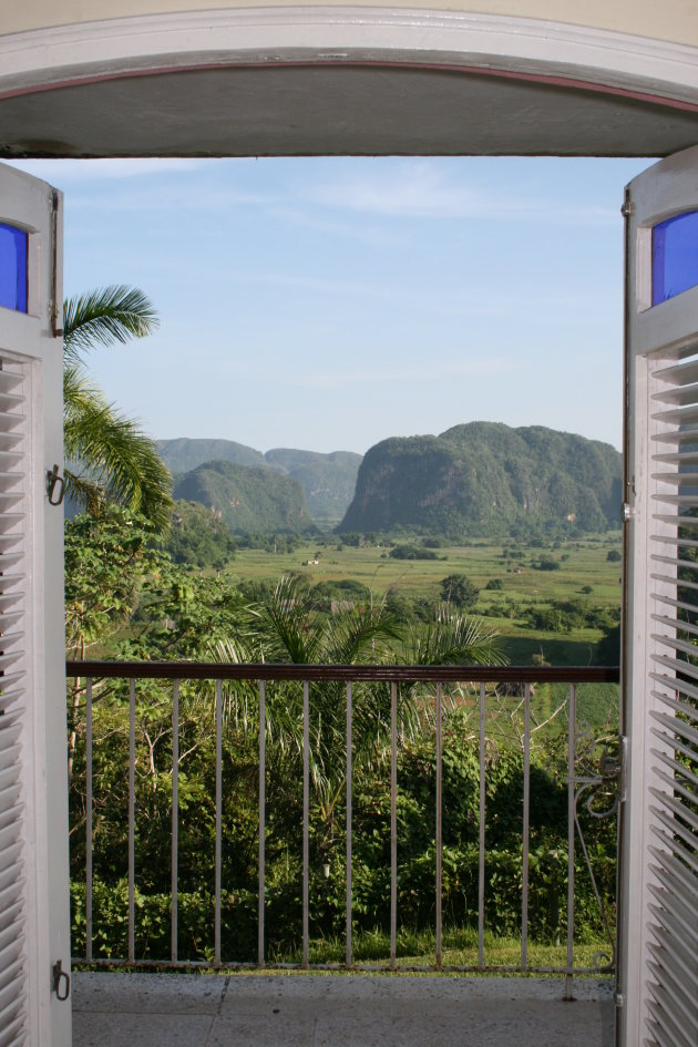 Uitzicht op Vinales Vallei