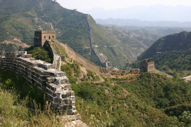 Chinese muur tussen Simatai en Badaling