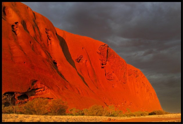 een stukje van Ayers rock