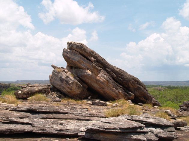 Rotsblok in Kakadu