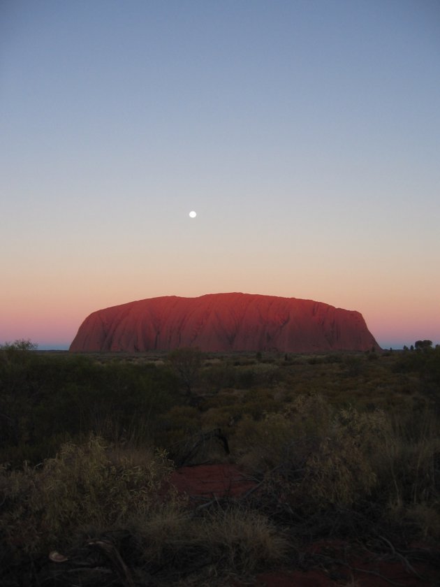 Zonsondergang Uluru