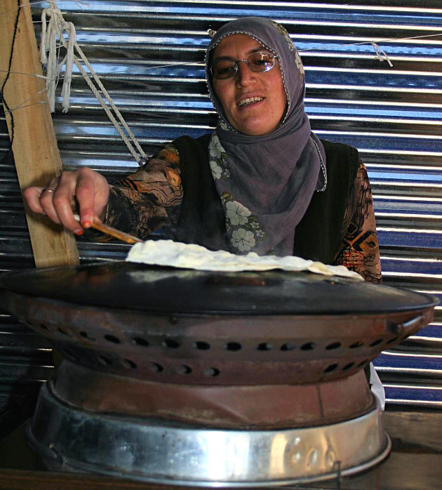 Gözleme bakken