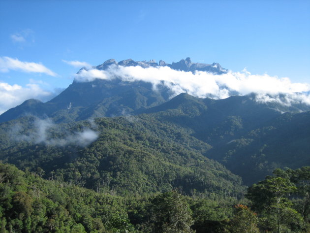 Mount Kinabalu vanaf de grond
