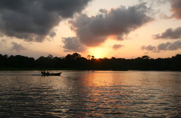 sunset Tortuguero