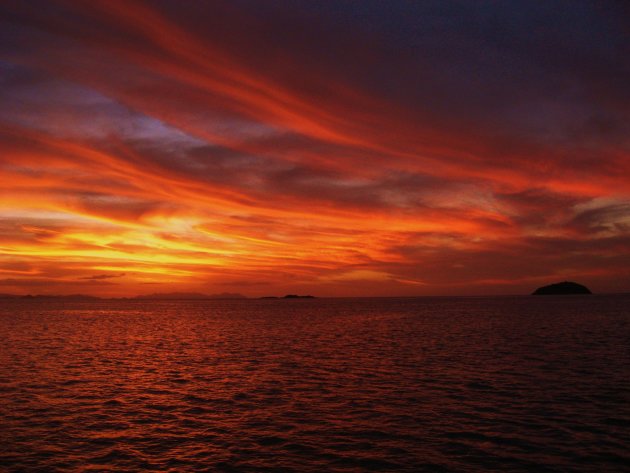 Whitsunday Islands zonsondergang 2