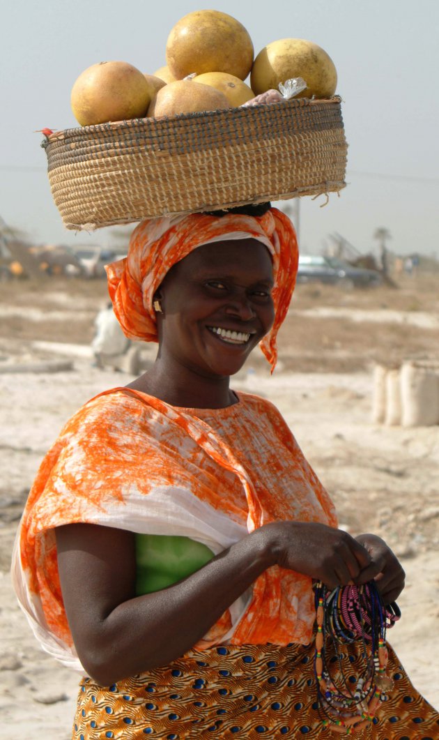 Woman at Paris Dakar