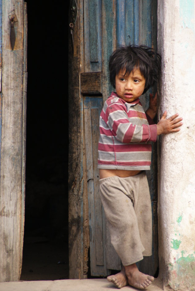 Jongetje in San Cristobal Totonicapan